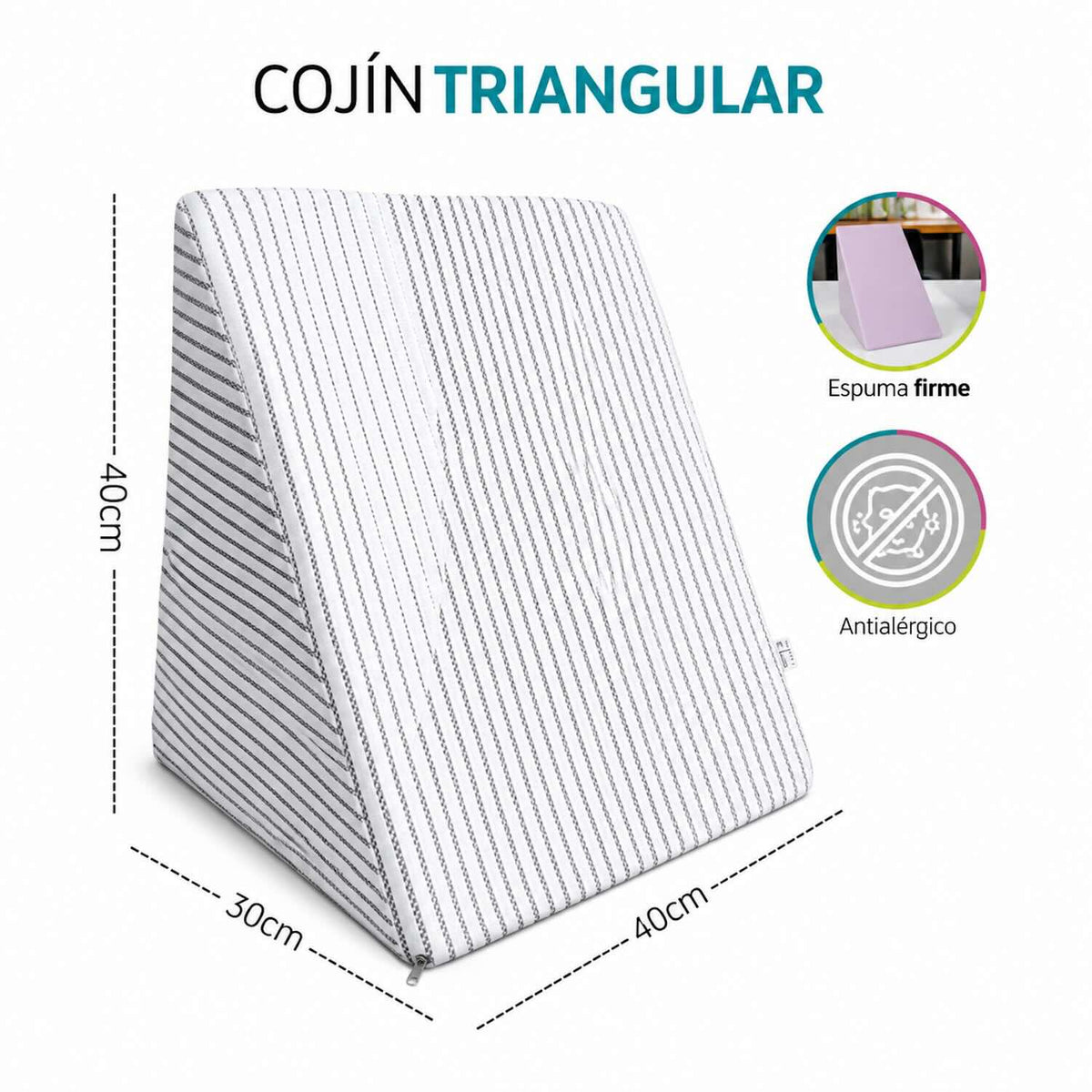 Dúo Cojines de Televisión o Triangular