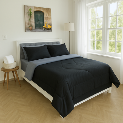 Edredón Doble Faz Bruma Cama Doble 140x190cm