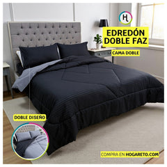 Edredón Doble Faz Bruma Cama Doble 140x190cm