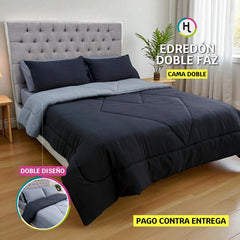 Edredón Doble Faz Bruma Cama Doble 140x190cm