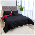 Edredón Doble Faz Carmesí Cama Doble 140x190cm