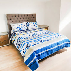 Edredón Doble Faz Espiral Cama Doble 140x190cm