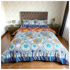 Edredón Doble Faz Estampado Euforia Cama Doble 140x190cm