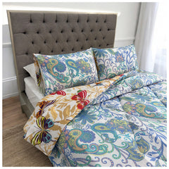 Edredón Doble Faz Estampado Olinda  Cama Doble 140x190cm