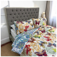 Edredón Doble Faz Estampado Olinda  Cama Doble 140x190cm