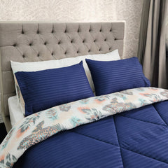 Edredón Doble Faz Estampado Nativo Cama Doble 140x190cm