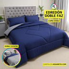Edredón Doble Faz  Cama Doble Nocturno 140x190cm