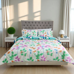 Edredón Doble Faz Acuarela Cama Doble 140x190cm