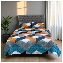 Edredón Doble Faz Mandarina Cama Doble 140x190cm