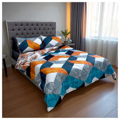 Edredón Doble Faz Mandarina Cama Doble 140x190cm