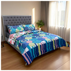 Edredón Doble Faz Mosaico Cama Doble 140x190cm