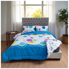 Edredón Doble Faz Burbujas Cama Doble 140x190cm