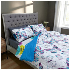 Edredón Doble Faz Burbujas Cama Doble 140x190cm