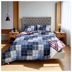 Edredón Doble Faz Pirámide Cama Doble 140x190cm