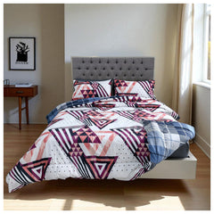 Edredón Doble Faz Pirámide Cama Doble 140x190cm