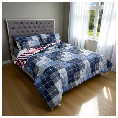 Edredón Doble Faz Pirámide Cama Doble 140x190cm