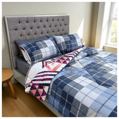 Edredón Doble Faz Pirámide Cama Doble 140x190cm