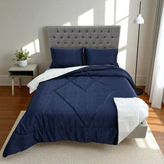 Edredón Doble Faz Profundo Cama Doble 140x190cm