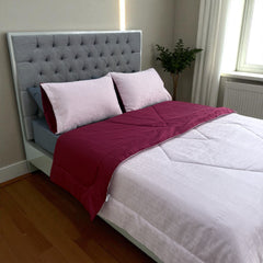 Edredón Doble Faz Merlot Cama Doble 140x190cm
