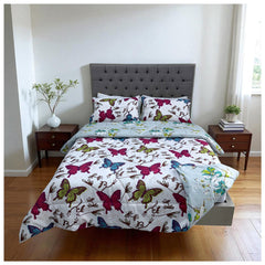 Edredón Doble Faz Primaveral Cama Doble 140x190cm
