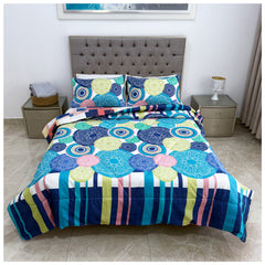 Edredón Doble Faz Cama Doble Colores 140x190cm