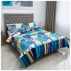 Edredón Doble Faz Cama Doble Colores 140x190cm