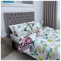 Edredón Doble Faz Cama Doble Colibrí 140x190cm