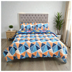 Edredón Doble Faz Cama Doble Flor 140x190cm