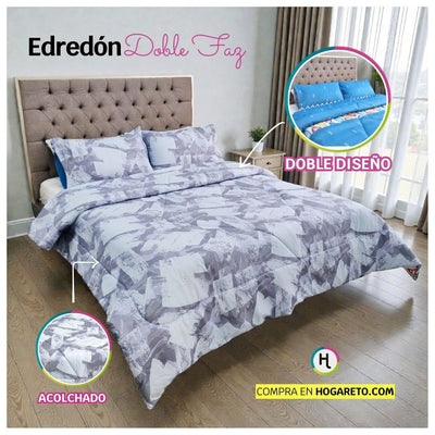 Edredón Doble Faz Cama Doble Regatta 140x190cm