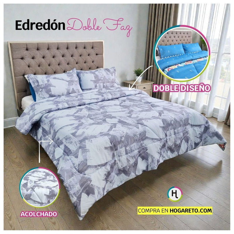 Edredón Doble Faz Cama Doble Regatta 140x190cm