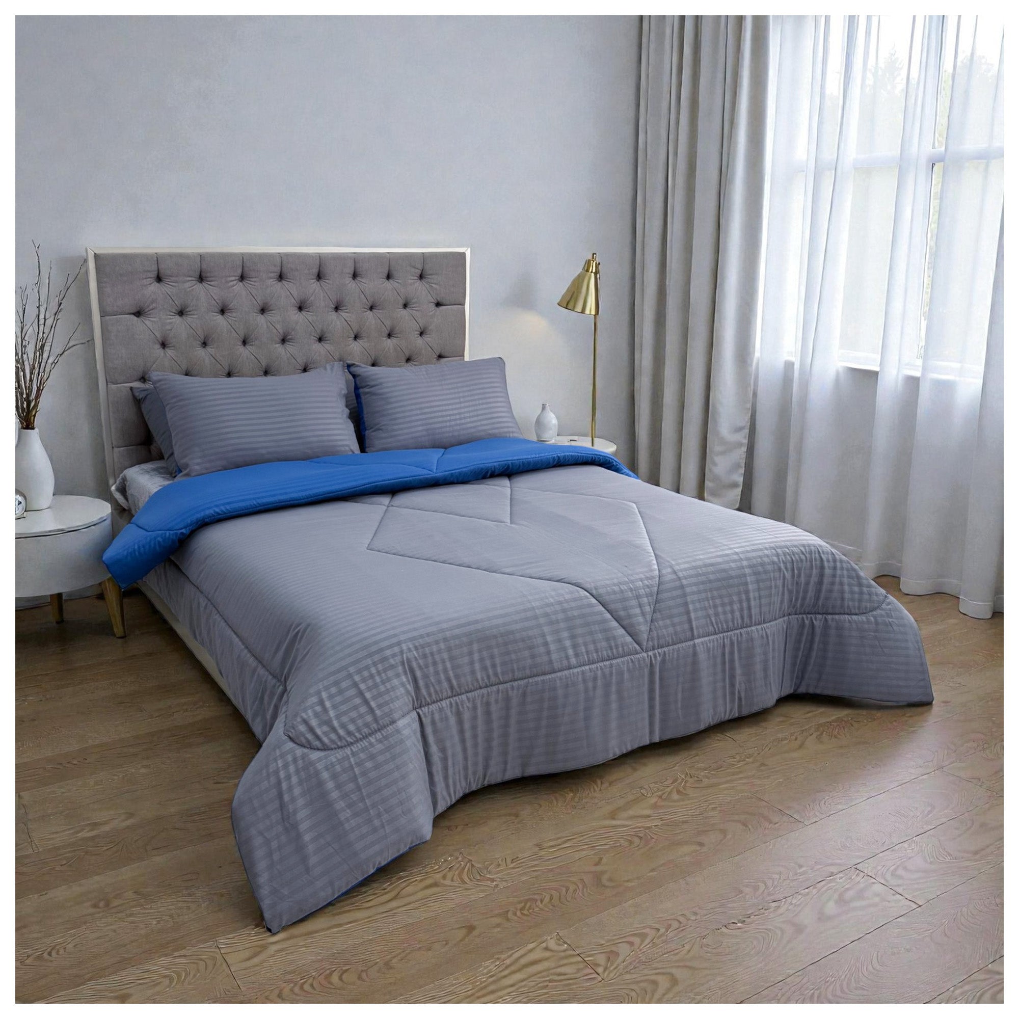 Edredón Doble Faz Cama Doble Azure 140x190cm