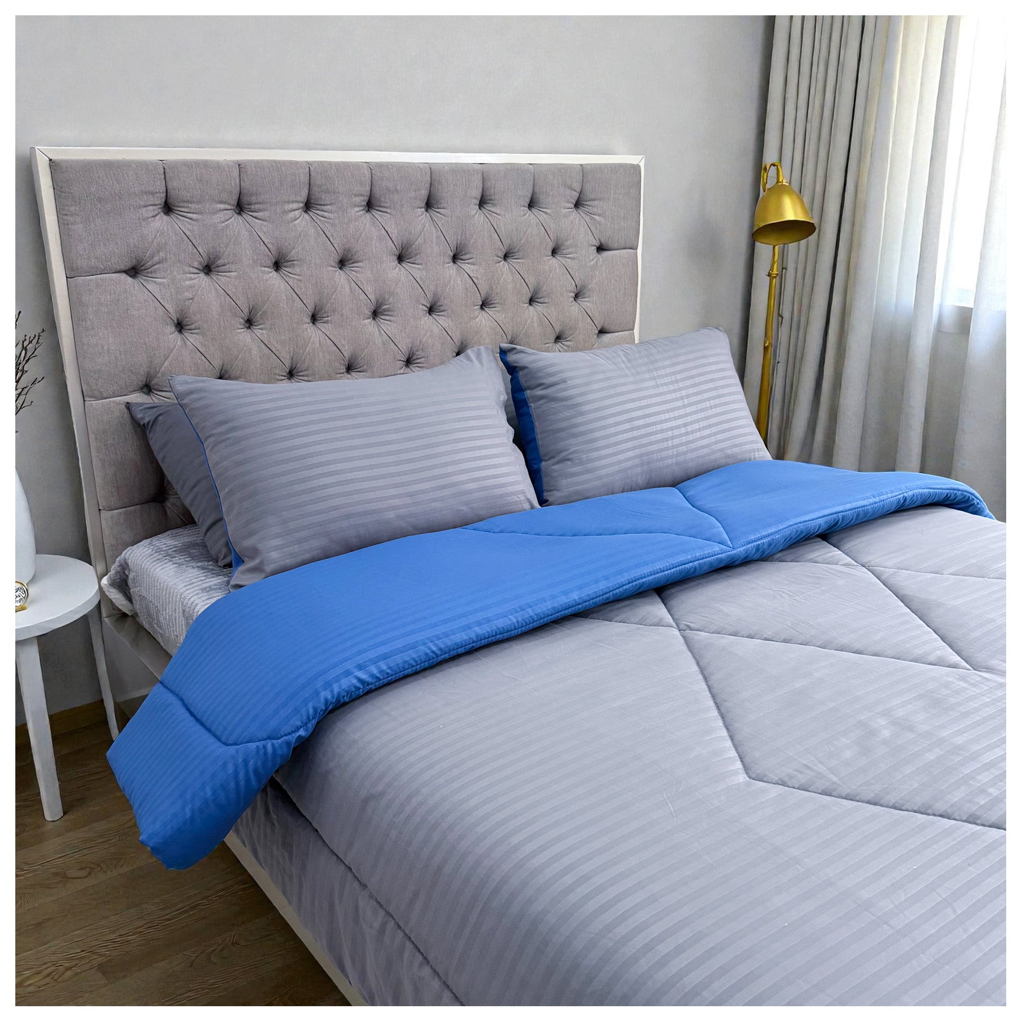 Edredón Doble Faz Cama Doble Azure 140x190cm