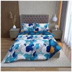 Edredón Doble Faz Cama Doble Aqua 140x190cm