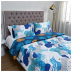 Edredón Doble Faz Cama Doble Aqua 140x190cm