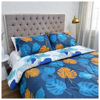 Edredón Doble Faz Cama Doble Aqua 140x190cm