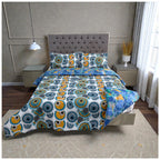 Edredón Doble Faz Cama Doble  Rettro 140x190cm