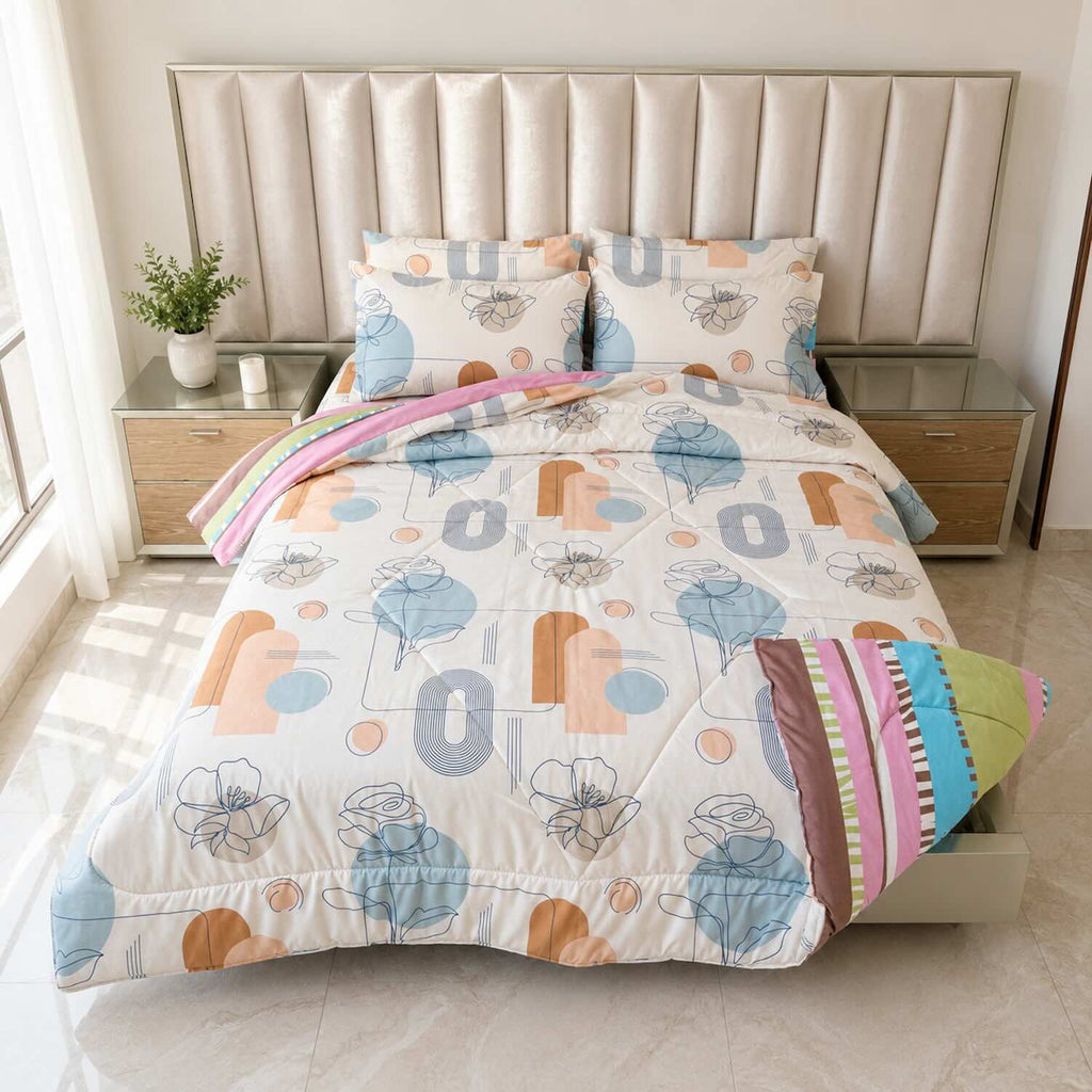 Edredón Doble Faz Cama Doble Verano 140x190cm
