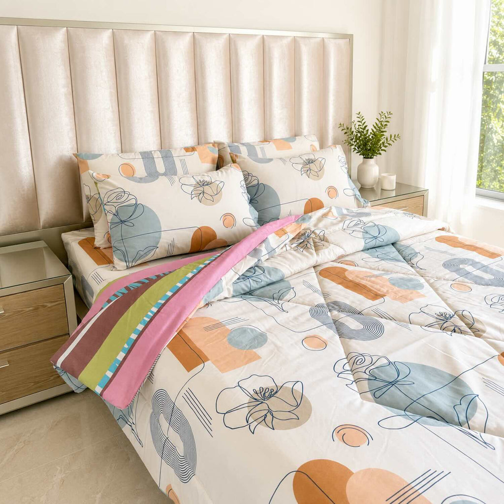 Edredón Doble Faz Cama Doble Verano 140x190cm