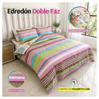 Edredón Doble Faz Cama Doble Verano 140x190cm