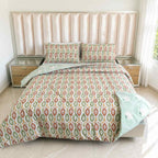 Edredón Doble Faz Cama Doble Botánico  140x190cm
