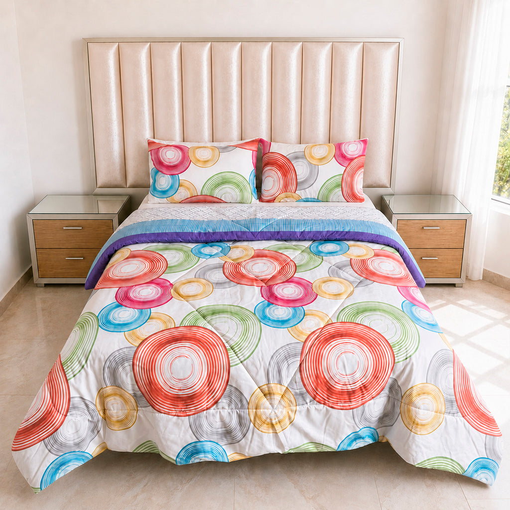 Edredón Doble Faz Cama Doble Aura  140x190cm