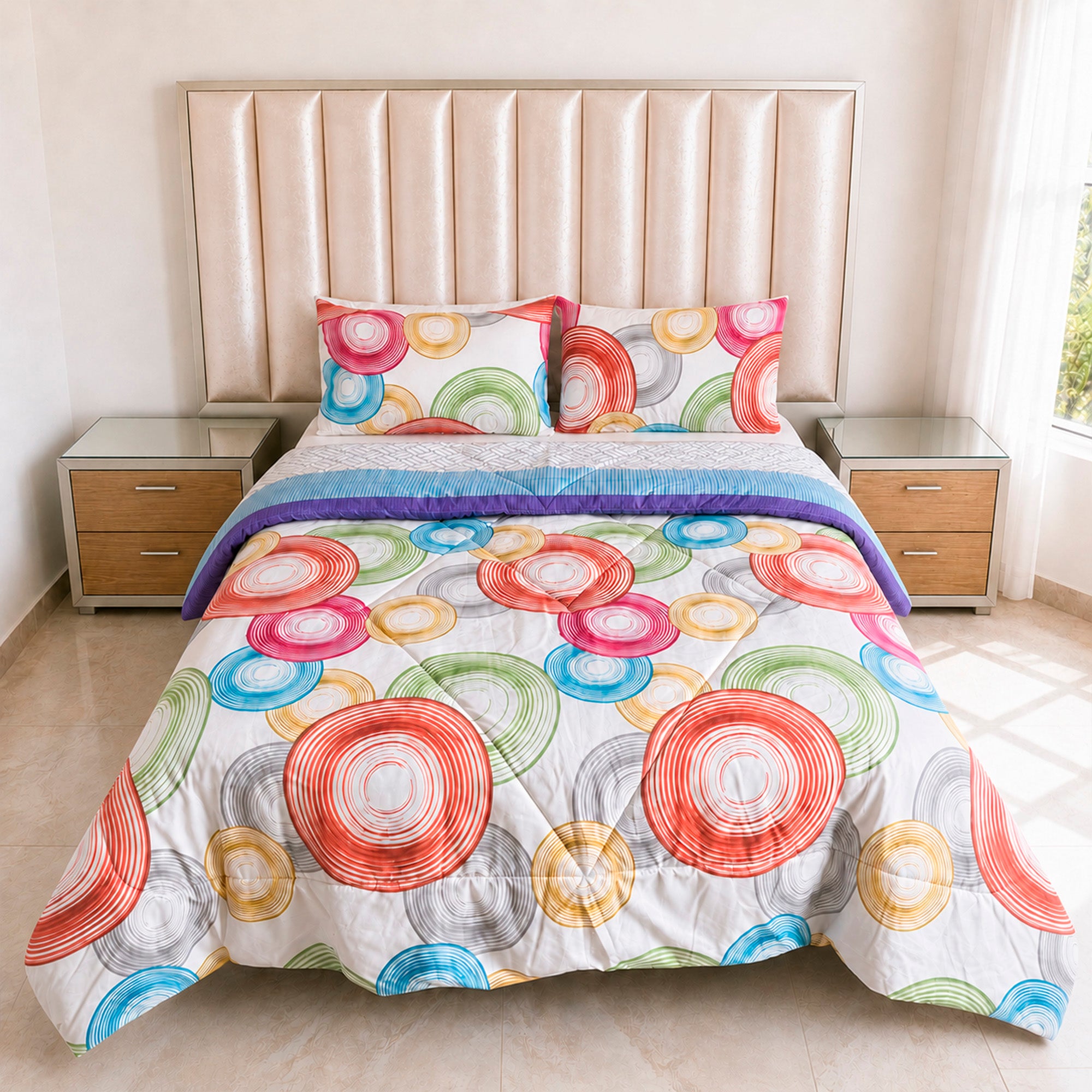 Edredón Doble Faz Cama Doble Aura  140x190cm