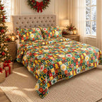 Edredón Unifaz Navideño Cama Doble 140x190cm 🎄 Tradición
