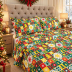 Edredón Unifaz Navideño Cama Doble 140x190cm 🎄 Tradición