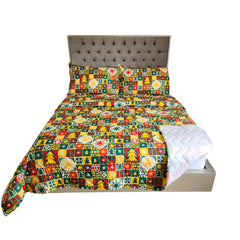 Edredón Unifaz Navidad Cama Doble 140x190cm Colores 8112