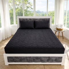 Protector de Colchón Acolchado + 2 Fundas de Obsequio