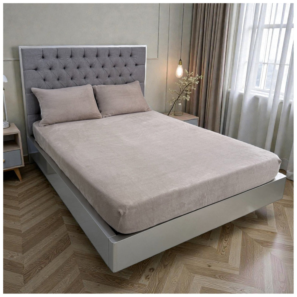 Protector de Colchón Térmico Beige