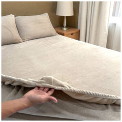 Protector de Colchón Térmico Beige