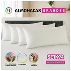 Almohadas Grandes 90x50cm Blanco