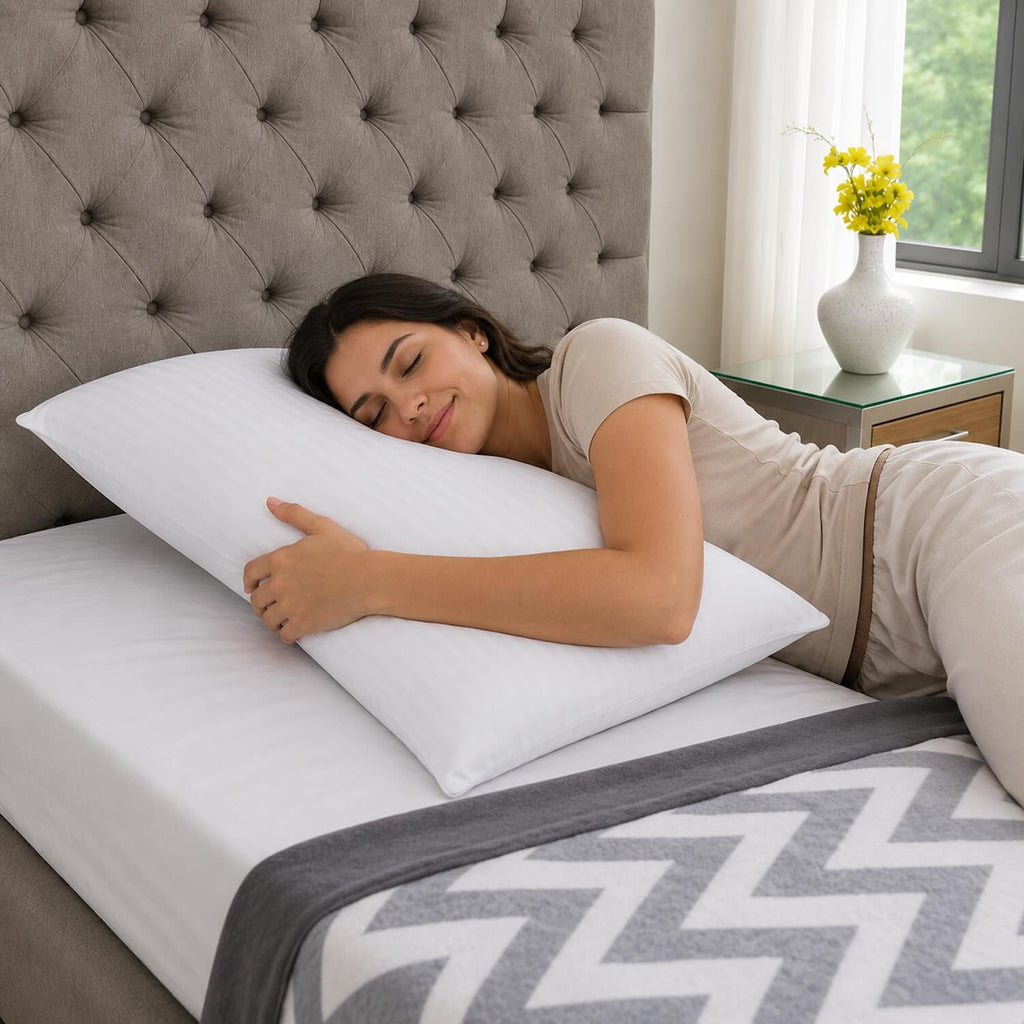 Almohada Grande Siliconada 90x50cm – Suave, Fresca y 100% Colombiana